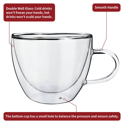 VINSANI DOUBLE WALL GLASSES VASO