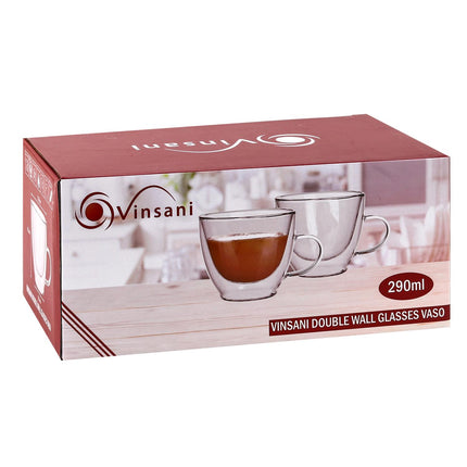 VINSANI DOUBLE WALL GLASSES VASO