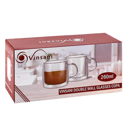VINSANI DOUBLE WALL GLASSES COPA 1010310