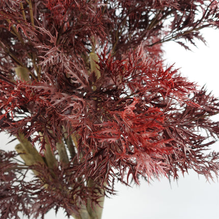 Vibrant 120cm Red Aralia Tree – UV Resistant for Stunning Outdoor Elegance!