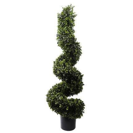 120cm Sprial Boxwood Artificial Tree UV Resistant Outdoor