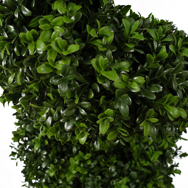 120cm Sprial Boxwood Artificial Tree UV Resistant Outdoor