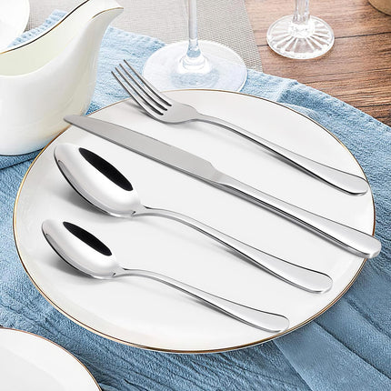 Vinsani 24-Piece Stainless Steel Cutlery Set – Forks, Knives, Spoons