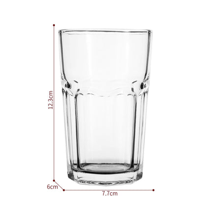 Vinsani Cien HiBall Glasses – Set of 12 Tall Drinking Glasses