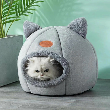 Cozy Cat House Bed – Foldable Indoor Pet Bed