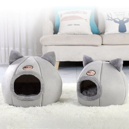 Cozy Cat House Bed – Foldable Indoor Pet Bed