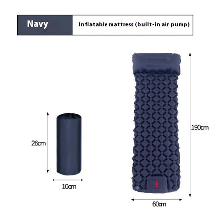 Outdoor Inflatable Sleeping Pad – Press-to-Inflate Camping Mat