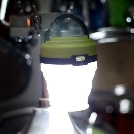 Solar Silicone Camping Lantern – Multifunctional Outdoor LED Light