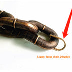 Bronze D Buckle