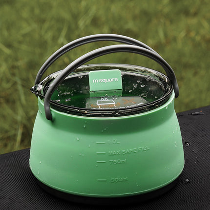 Folding Silicone Camping Kettle – Portable Outdoor Water Boiler