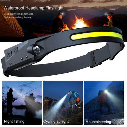 USB Rechargeable LED Headlamp – Waterproof Camping & Hunting Flashlight