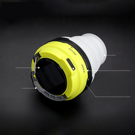 Solar Silicone Camping Lantern – Multifunctional Outdoor LED Light