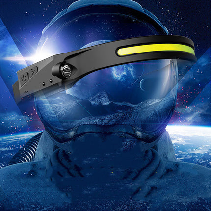 USB Rechargeable LED Headlamp – Waterproof Camping & Hunting Flashlight