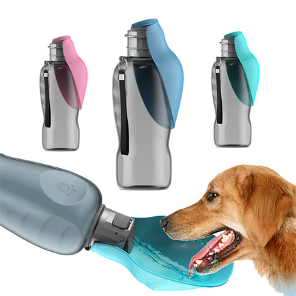 Portable Dog Water Bottle – 800ml Travel Dispenser for Pets