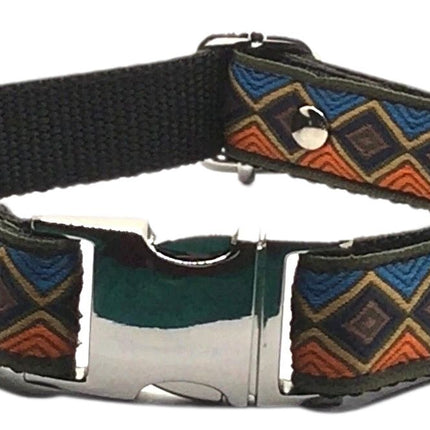 Exquisite Paws Cotton Dog Collar – Designer Adjustable Collar for Small & Medium Dogs