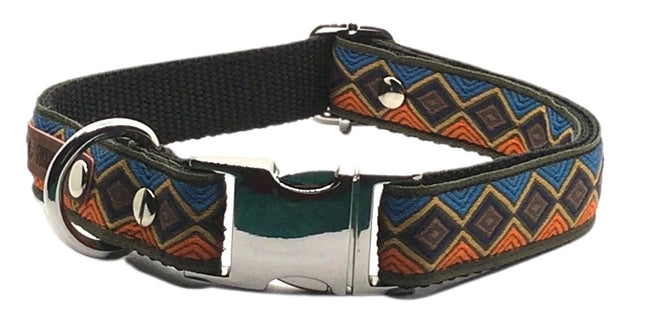 Exquisite Paws Cotton Dog Collar – Designer Adjustable Collar for Small & Medium Dogs