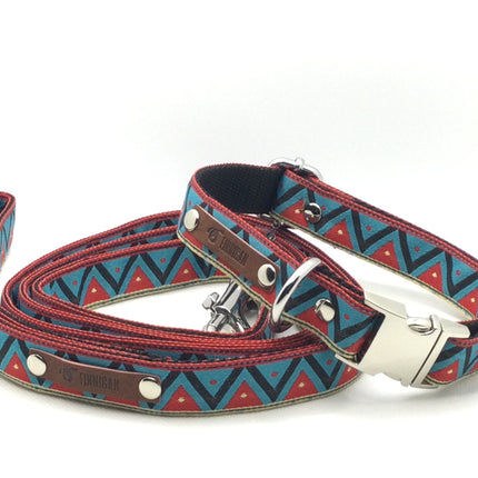 The Maddy – Soft Cotton Dog Collar with Unique Design