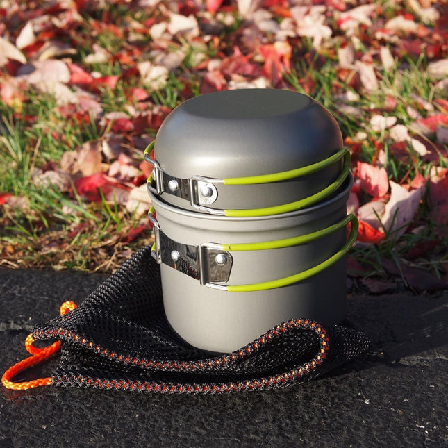 Portable Outdoor Camping Cookware Set – Lightweight Travel Cooking Gear
