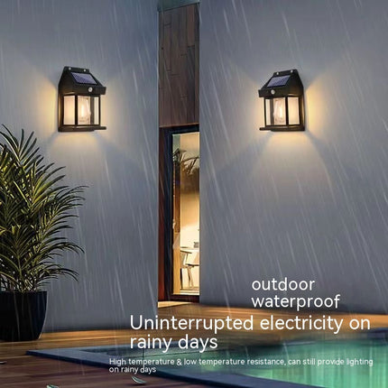 Outdoor Solar Garden Wall Light – Waterproof Tungsten Induction Lamp for Yard & Patio