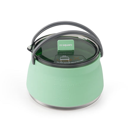 Folding Silicone Camping Kettle – Portable Outdoor Water Boiler