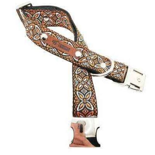 Finnigan Butterfly Dog Collar – Large Designer Adjustable Pet Collar with Pink Pattern