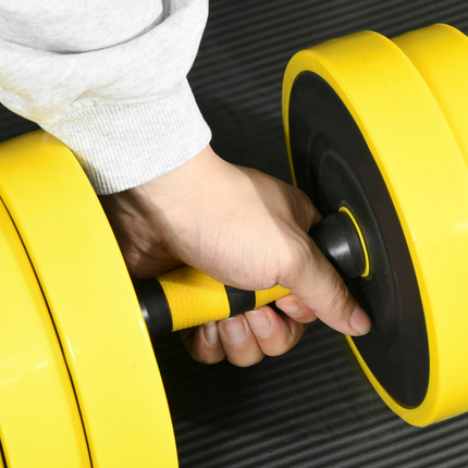 HOMCOM 30KG Barbell and Dumbbell Weight Set – Home Gym Fitness Training