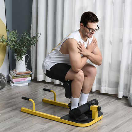 3-in-1 Squat Machine – Sit-Up, Push-Up, Adjustable Home Gym Leg Workout Bench