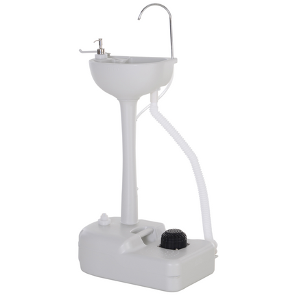 Portable Camping Sink with Towel Holder & Soap Dispenser – Outdoor Hand Wash Station