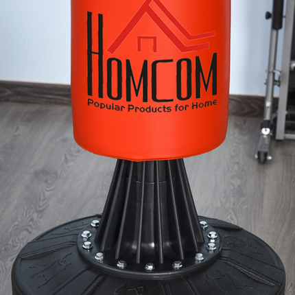 HOMCOM Rotating Boxing Punch Bag Stand – Flexible Arm with Speed Ball and Water-Filled Base