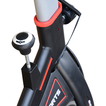 HOMCOM 8kg Flywheel Racing Exercise Bike – Cardio Trainer with Adjustable Resistance & LCD