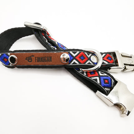 Blue Elegance Designer Dog Collar – Stylish, Durable, and Comfortable for All Breeds