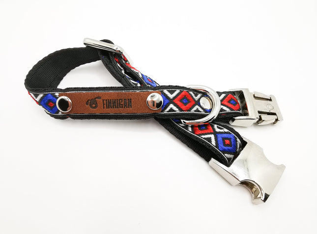 Blue Elegance Designer Dog Collar – Stylish, Durable, and Comfortable for All Breeds