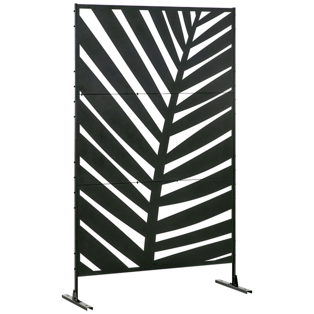 Sturdy Banana Leaf Outdoor Privacy Screen - Durable Steel Frame & Stylish Design