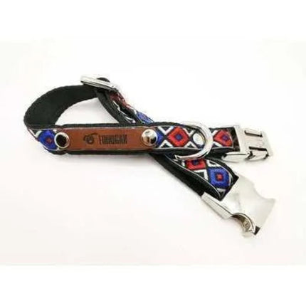 Blue Elegance Designer Dog Collar – Stylish, Durable, and Comfortable for All Breeds