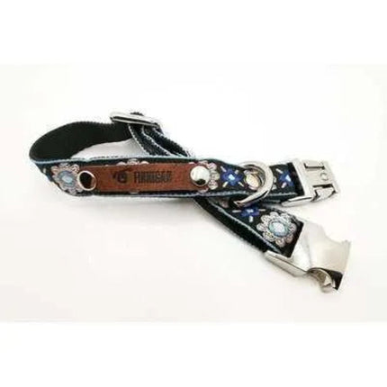 Blue Elegance Designer Dog Collar – Stylish, Durable, and Comfortable for All Breeds