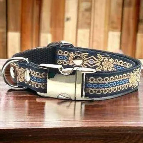 Handmade Cotton Dog Collar for Small Breeds – Personalised Chic Style