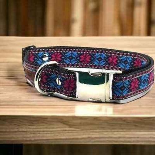 Regal Cotton Dog Collar – Classic Style Adjustable Collar for Medium & Large Dogs