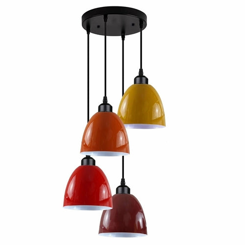 Vintage Industrial Metal Ceiling Lamp Shade – Hanging Retro Style