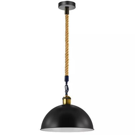 Modern Hemp Ceiling Pendant Light – Retro Hanging Lamps