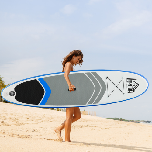 Inflatable SUP Paddle Board – Accessory Set with Bag, Paddle, Pump & Leash
