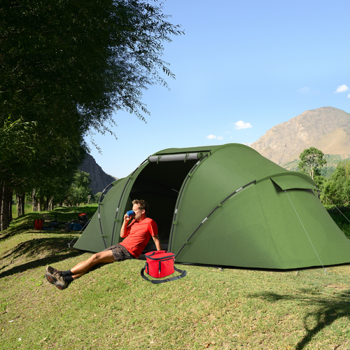 4–6 Person Dome Camping Tent – Waterproof Outdoor Shelter
