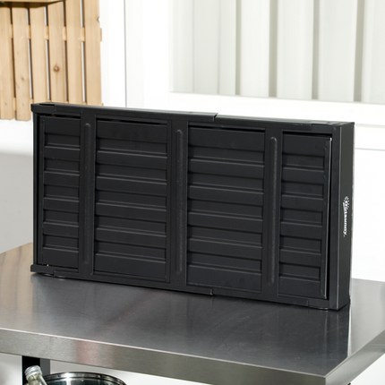 Outsunny Portable Charcoal BBQ Grill with Pull-Out Charcoal Basin
