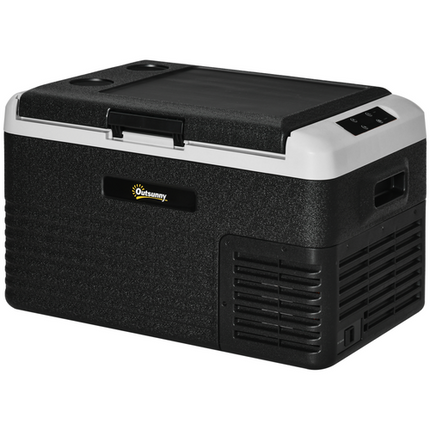 Outsunny 30L 12V Car Refrigerator – Portable Freezer for Camping & Travel