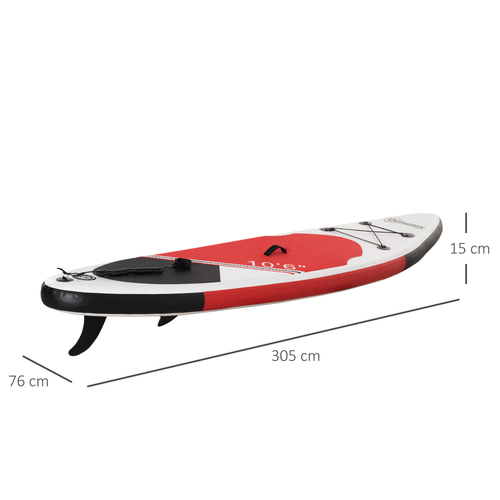 Inflatable Stand-Up Paddle Board with Adjustable Paddle – Non-Slip Deck