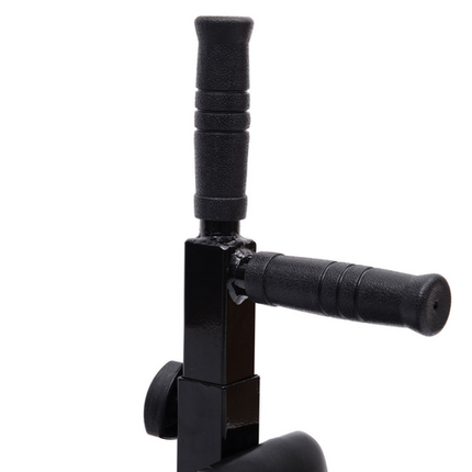 HOMCOM Wall-Mounted Dip Station Gym Rack – AB Knee Raise and Pull-Up Bar
