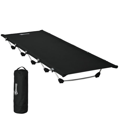 Outsunny Lightweight Camping Cot – Compact Portable Bed with Carry Bag