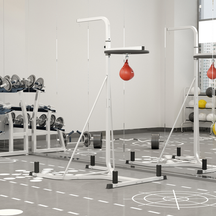 HOMCOM Freestanding Speed Bag Platform – Boxing Punch Bag Fitness Station