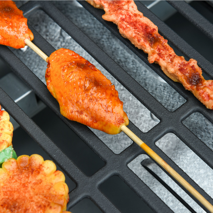 Outsunny 4+1 Burner Gas BBQ Trolley Grill - Stainless Steel 128x50x113cm