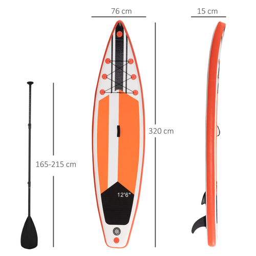 Inflatable Stand-Up Paddle Board – Adjustable Paddle and Anti-Slip Deck
