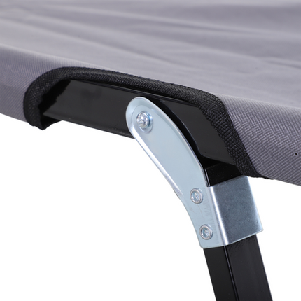 Double Folding Camping Sunbed – Outdoor Portable Lounger